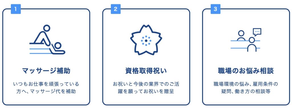 ウェルクルーエージェントの独自サービス